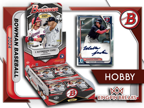 2024 Bowman Baseball Hobby 4 Box 1/3 Case Pick Your Team Break #5