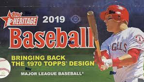 2019 Topps Heritage Baseball Hobby 1 Sealed Box (Shipped)