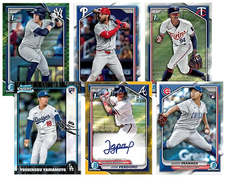 2024 Bowman Chrome Baseball HTA Choice 4 Box Pick Your Team Break 6