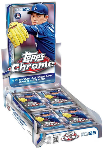 2025 Topps Chrome Baseball Hobby 4 Box Break Pick Your Team #16