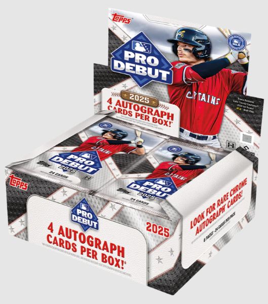2025 Topps Pro Debut Baseball Hobby 4 Box 1/2 Case Break #1-Pick Your Team