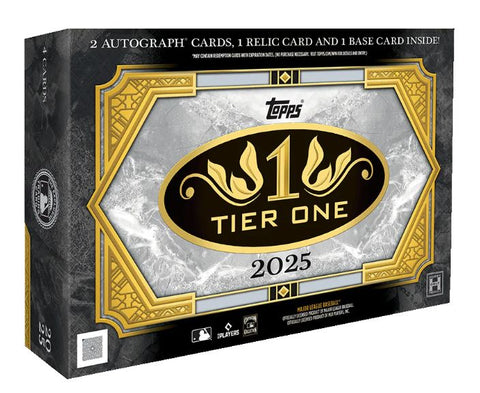 2025 Topps Tier One Baseball Hobby 4 Box 1/3 Case Break Pick Your Team #2