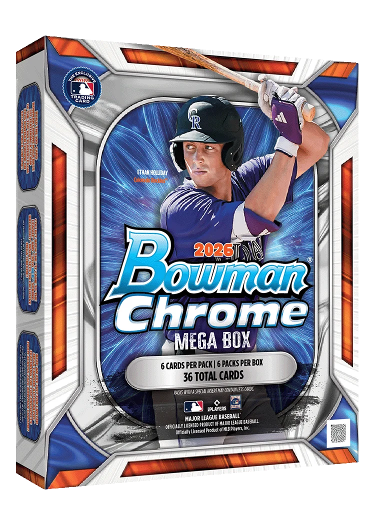 2026 Bowman Chrome Baseball Mega 10 Box 1/2 Case Break Pick Your Team #6