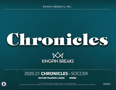 2020-21 Panini Chronicles Soccer Hobby box