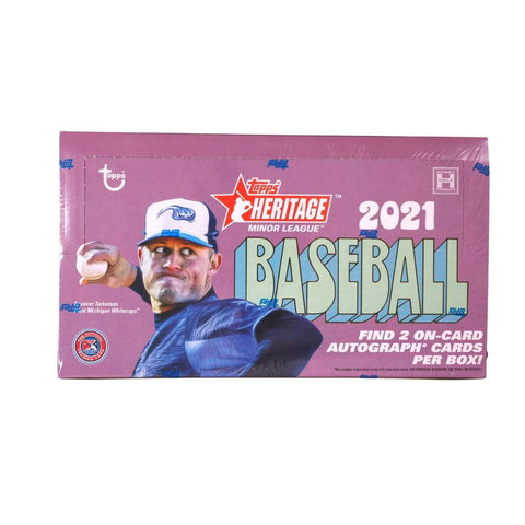 2021 Topps Heritage Minor League Baseball Hobby Box 1 Sealed Box (Shipped)